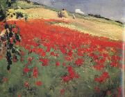 William blair bruce Landscape with Poppies (nn02) China oil painting reproduction